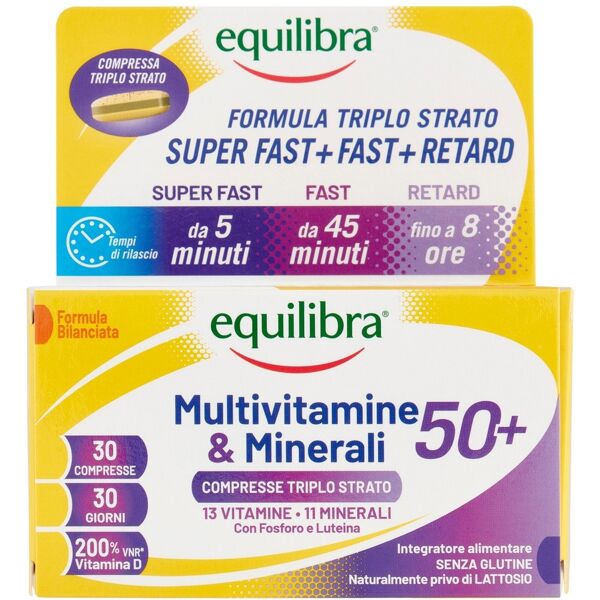 equilibra multivitamine & minerali 50+30 compresse