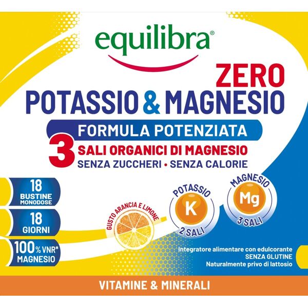 equilibra potassio&magnesio zero3 18 bustine