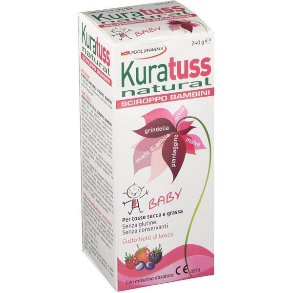 pool pharma kuratuss natural sciroppo bambini tosse integratore 190 g