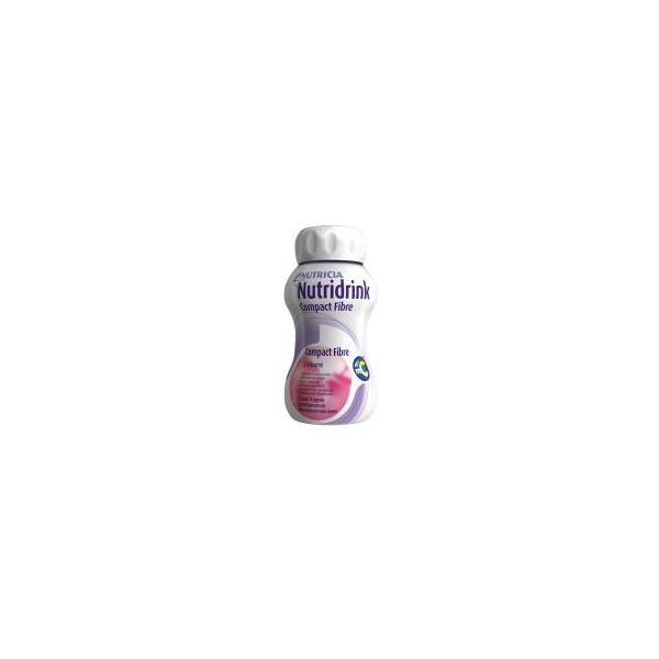 nutricia nutridrink compact fibre integratore gusto fragola 4x125 ml