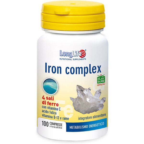 long life longlife iron complex 100 compresse