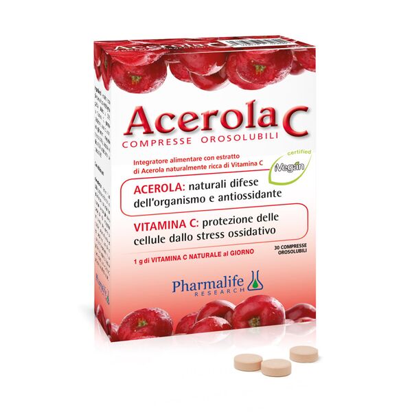 pharmalife research acerola c compresse orosolubili