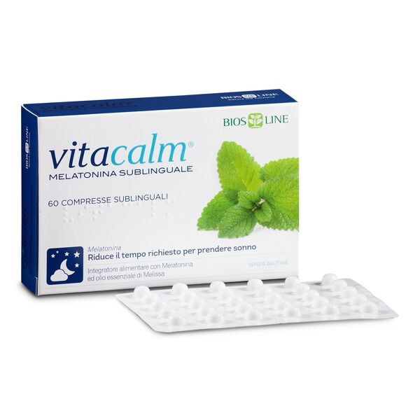 bios line vitacalm melatonina sublinguale (60 compresse)