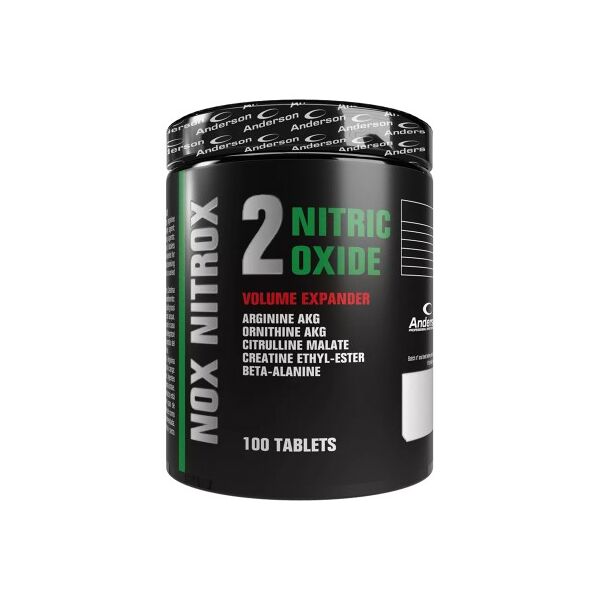 anderson nox nitrox-2 100 cpr citrullina arginina preworkout tonico benessere