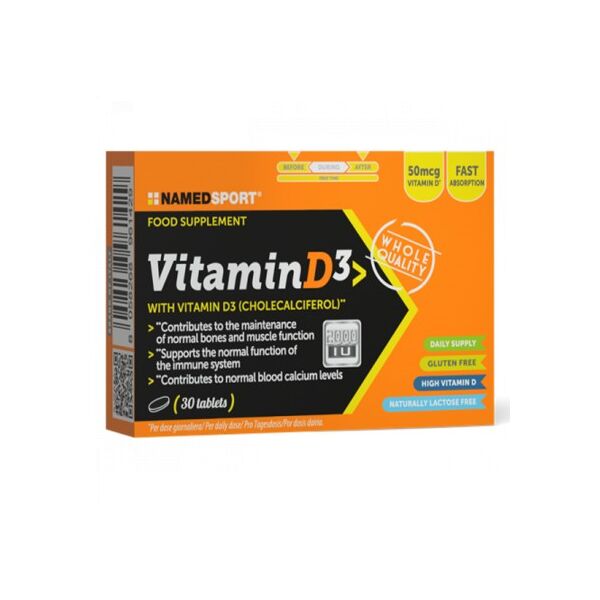 named sport vitamin d3 30 tablets