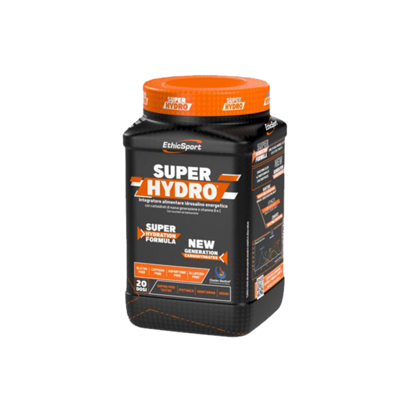 ethicsport superhydro 500 gr integratore idrosalino energetico di carboidrati e vitamine b e c