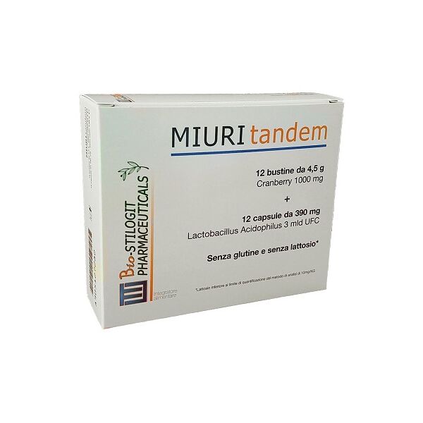 bio stilogit pharmaceutic. srl miuri tandem 12 buste+12 cps