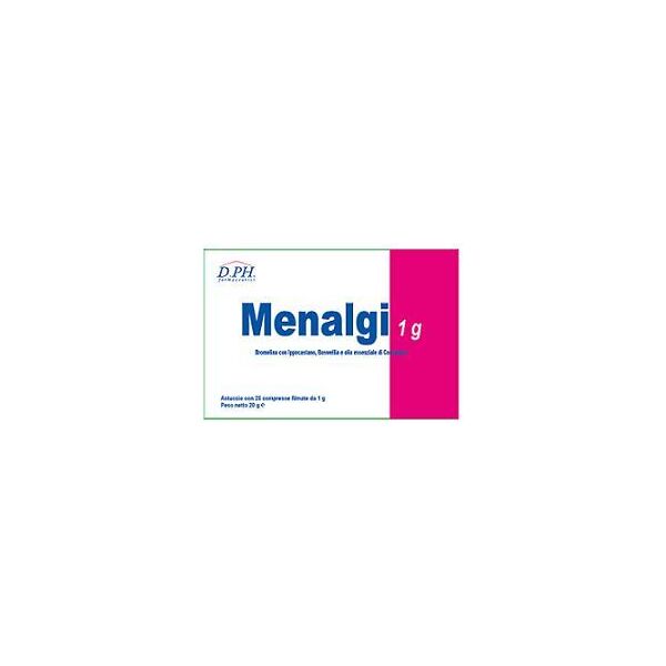 d.ph. farmaceutici dr. a.mosca menalgi 20 cpr 1g