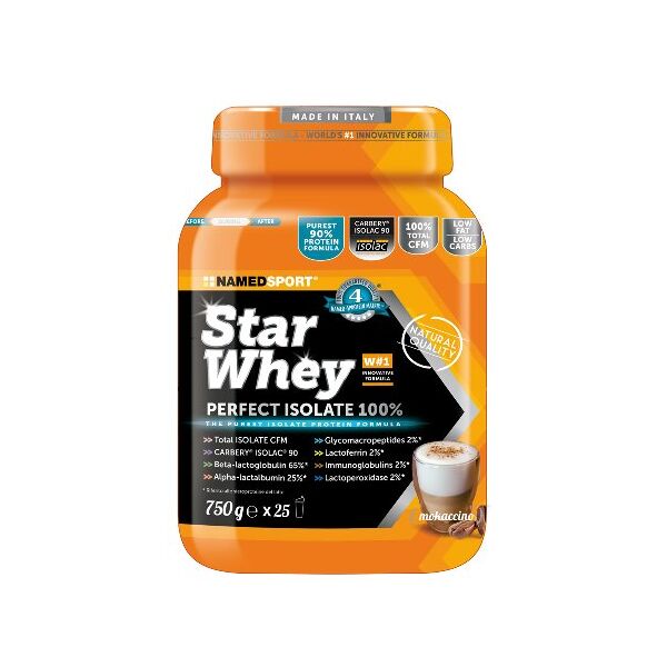 namedsport srl star whey isolate mokaccino cream - 750g