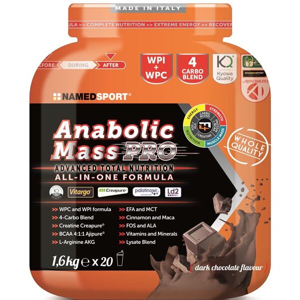 namedsport anabolic mass pro - integratore alimentare 1,6 kg