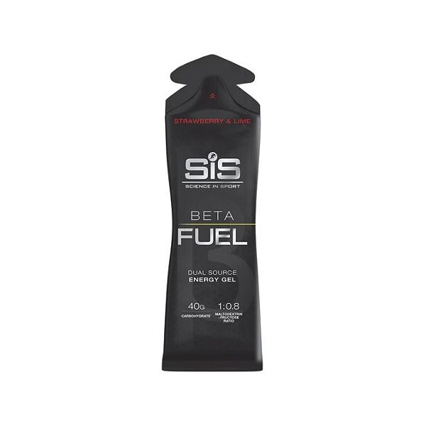 sis beta fuel strawb & lime - gel energetico black/red 60 ml