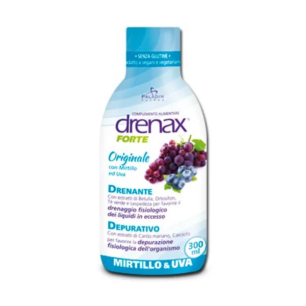 drenax forte mirtillo plus integratore drenante 300 ml