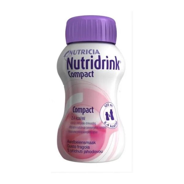 nutridrink compact integratore nutrizionale gusto fragola 4x125 ml