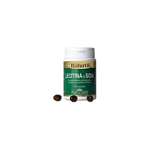 naturando lecitina di soia integratore 70 capsule