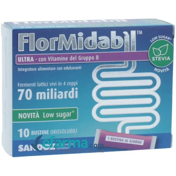 flormidabil ultra con stevia polvere integratore fermenti lattici vivi 10 bustine