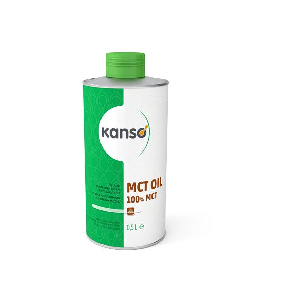 kanso olio mct 100% olio di acidi grassi a catena media 500 ml