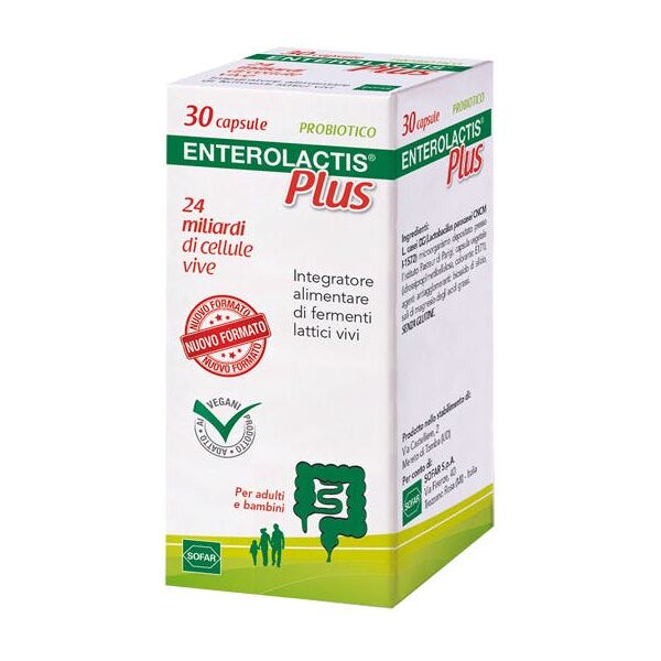 enterolactis plus integratore fermenti lattici vivi 30 capsule