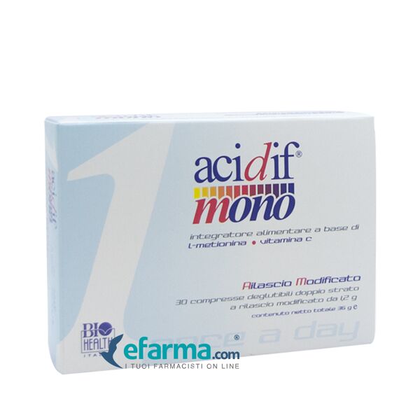 acidif mono integratore funzionalità vie urinarie 30 compresse
