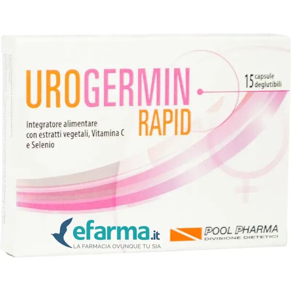 urogermin rapid integratore benessere vie urinarie 15 capsule