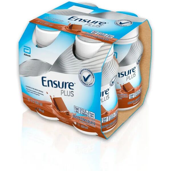 ensure plus alimento a fini medici speciali ipercalorico cioccolato 4x200ml