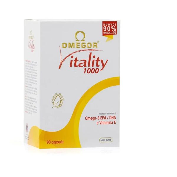 omegor vitality 1000 integratore omega3 epa dha 90 capsule molli