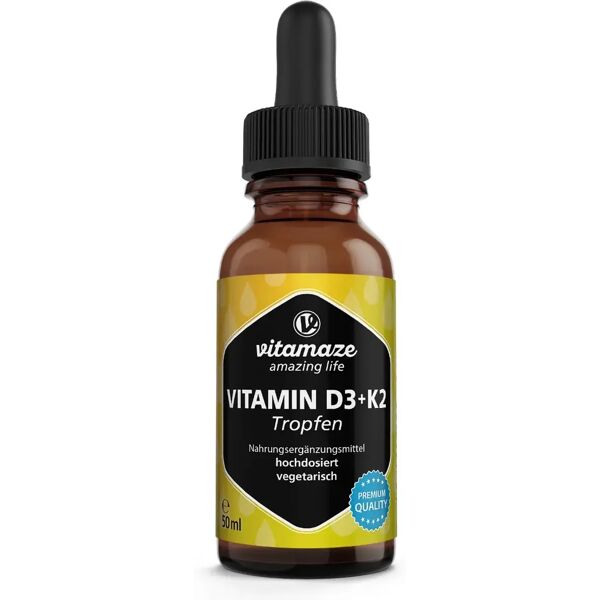 vitamaze vitamina d3 1000 ui + k2 ad alto dosaggio integratore vegetariano 50 ml