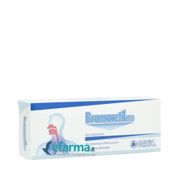 bromacetil 600 mg integratore vie respiratorie 15 compresse effervescenti