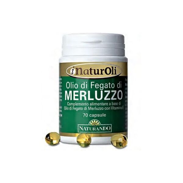 naturando olio di fegato merluzzo integratore 70 capsule