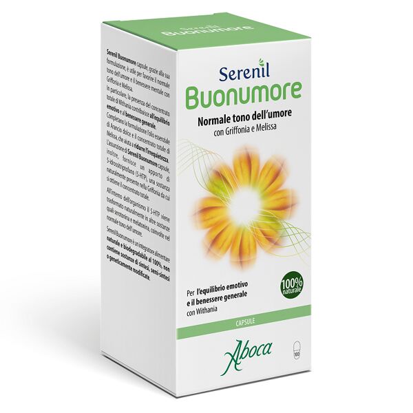 aboca serenil buonumore integratore tono dell'umore 100 capsule