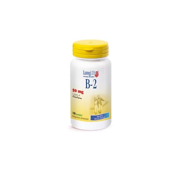 longlife b2 50mg integratore vitaminico 100 tavolette