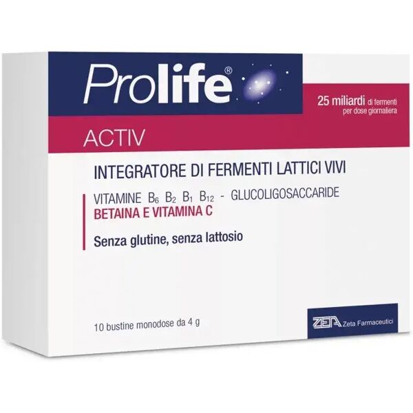 prolife activ integratore di fermenti lattici vivi 10 bustine