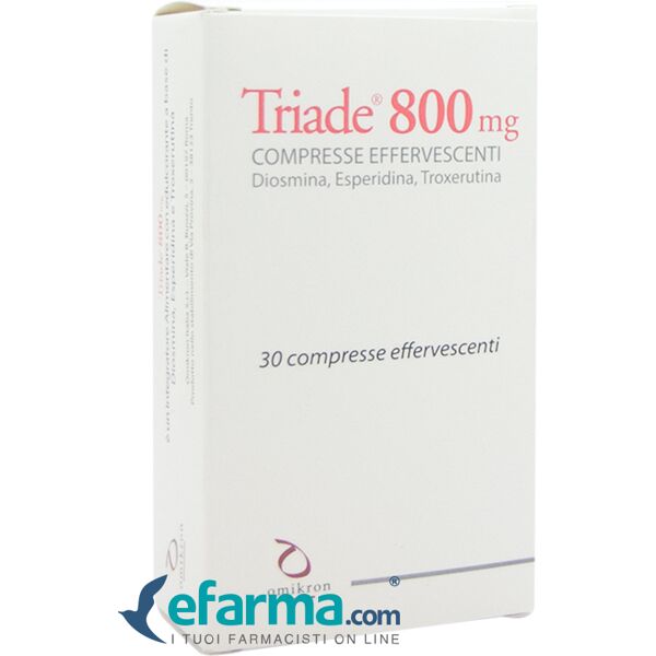 triade 800 mg integratore 30 compresse effervescenti