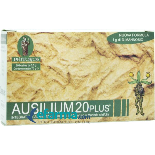 ausilium phitokos 20 plus integratore contro cistite 20 bustine