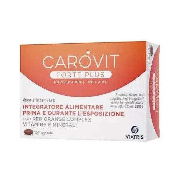 carovit forte plus integratore abbronzatura 30 capsule