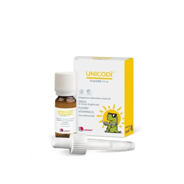 laborest unicodì integratore di fluoro e zinco per bambini gocce 15 ml