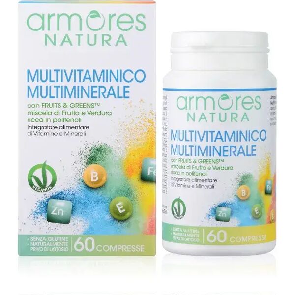 armores natura multivitaminico multiminerale integratore alimentare 60 compresse