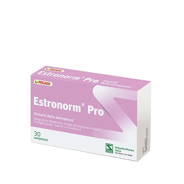 schwabe pharma italia estronorm pro integratore per i disturbi della menopausa 30 compresse
