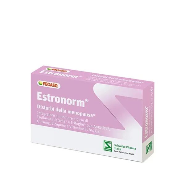 schwabe pharma italia estronorm integratore per i disturbi della menopausa 60 compresse