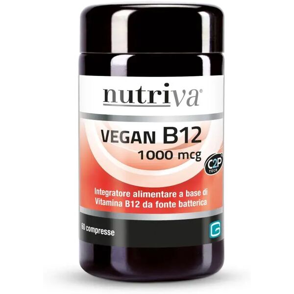 nutriva vegan b12 integratore di vitamina b 60 compresse