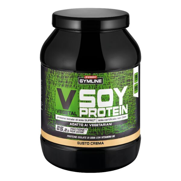 enervit gymline vegetal soy protein gusto crema integratore di proteine di soia 800 g