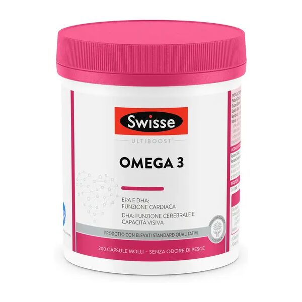 swisse omega 3 integratore di acidi grassi 200 capsule