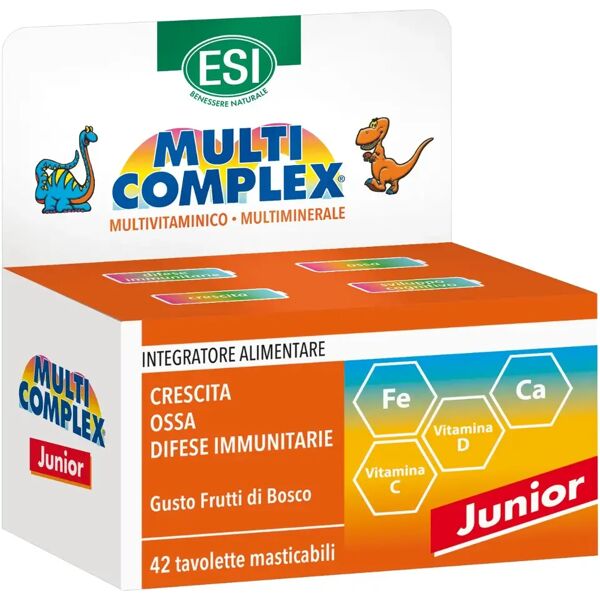 multicomplex esi junior integratore vitamine e sali minerali 42 dinosauri masticabili