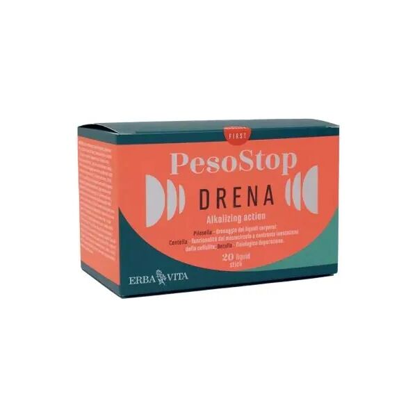 erba vita peso stop drena integratore drenante 20 stick