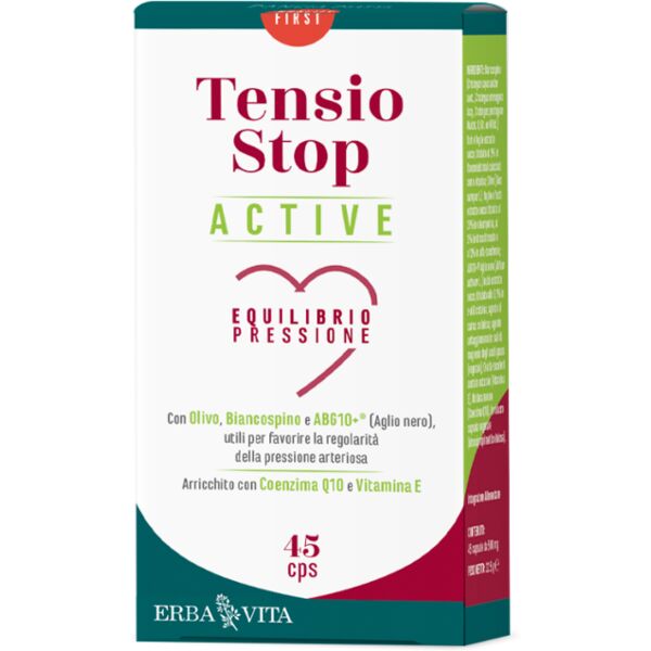 erba vita tensio stop active integratore pressione arteriosa 45 capsule