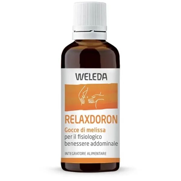 weleda relaxdoron gocce di melissa integratore per benessere addominale 50 ml