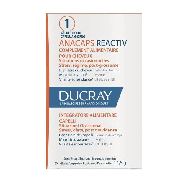 ducray anacaps reactiv integratore per capelli 30 compresse