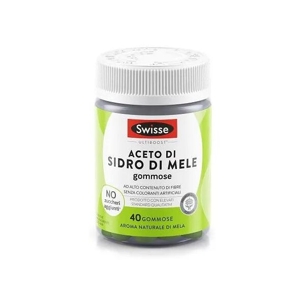 swisse aceto di sidro di mele integratore depurativo 40 gommose gusto mela