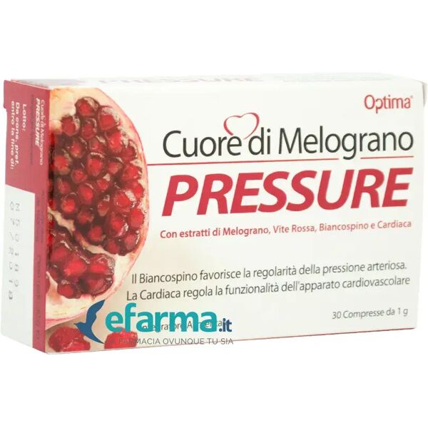 cuore di melograno optima pressure integratore per il cuore 30 compresse