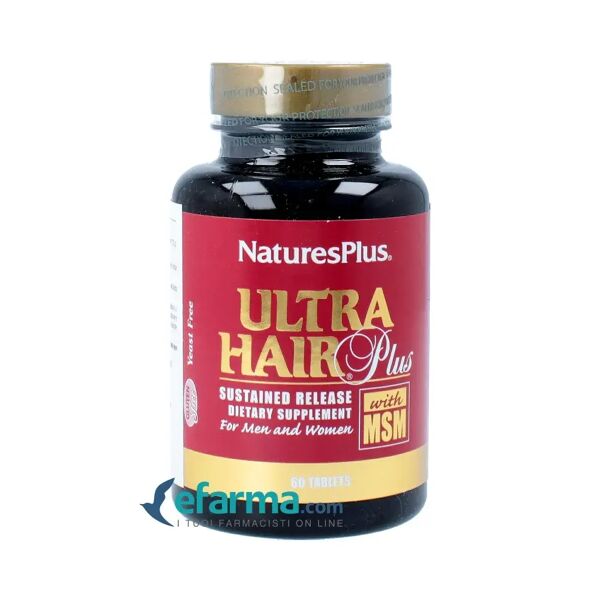 nature's plus ultra hair plus integratore per capelli 60 tavolette
