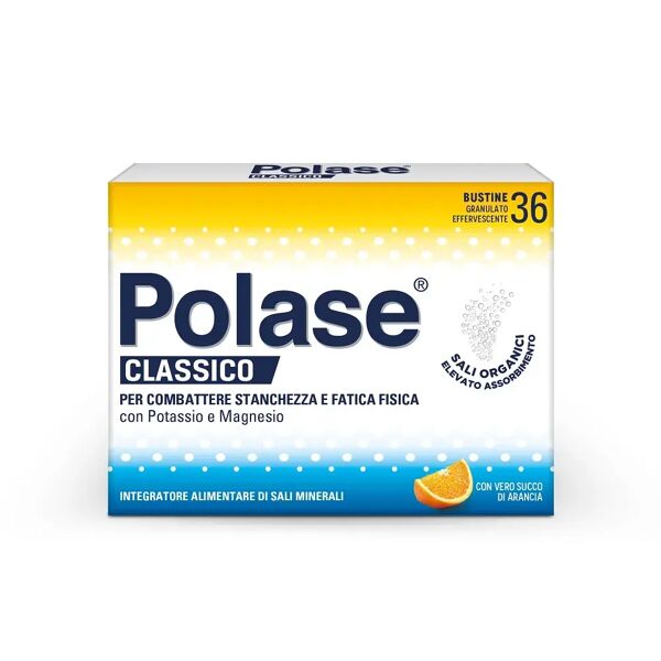 polase classico integratore sali minerali con magnesio e potassio gusto arancia 36 bustine